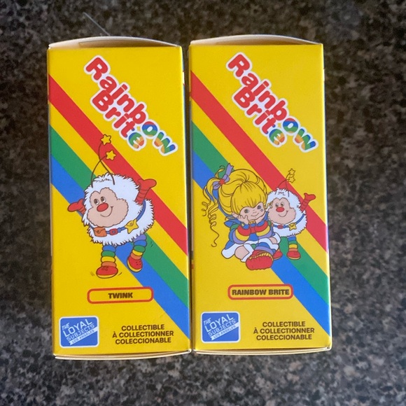 🌈 Rainbow Brite Mini Figures 40TH Anniversary Rainbow Brite and Twink Set - Picture 3 of 3